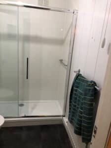 walk in shower installed for pensioner in Cardonald